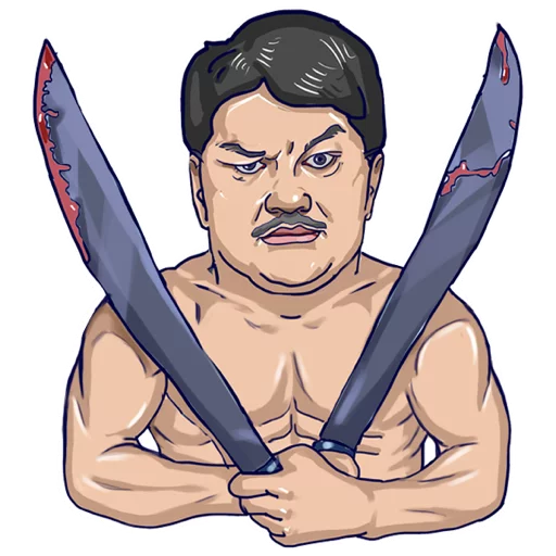 Стикер Dake Machete ©