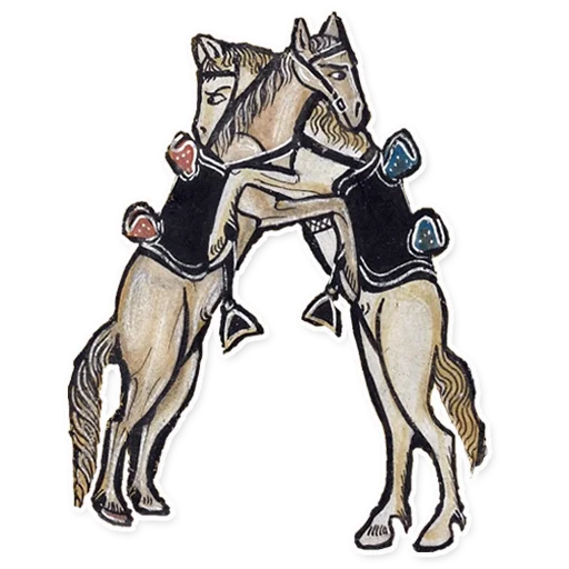 Стикер Dark medieval fun