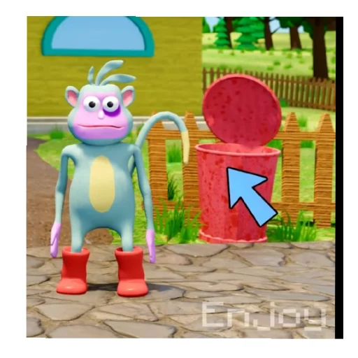 Стикер даша и животное