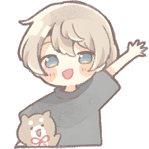 Стикер Повседневный кун