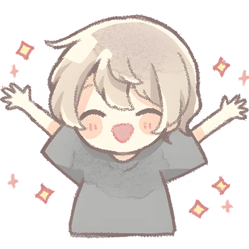 Стикер Повседневный кун