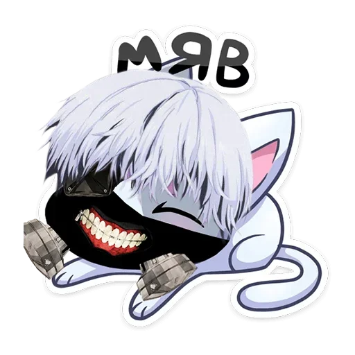 Стикер Dead inside biscuit