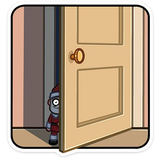 Стикер Деда мороз