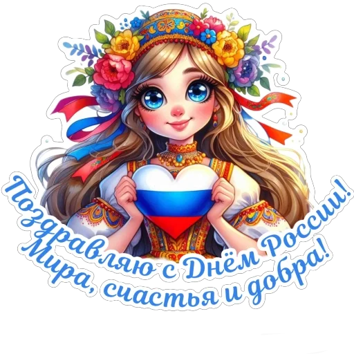 Стикер День России