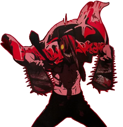 Стикер Denji Chainsaw Man