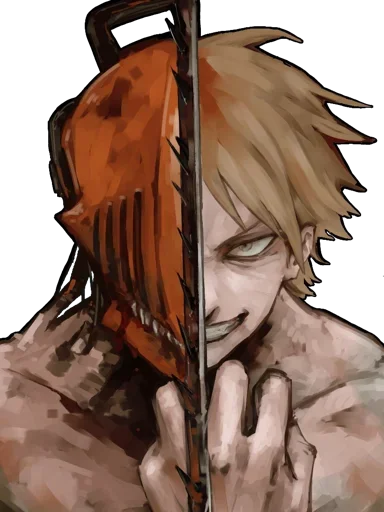 Стикер Denji Chainsaw Man