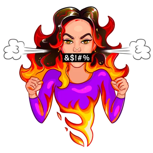 Стикер Диана Иллюстратор