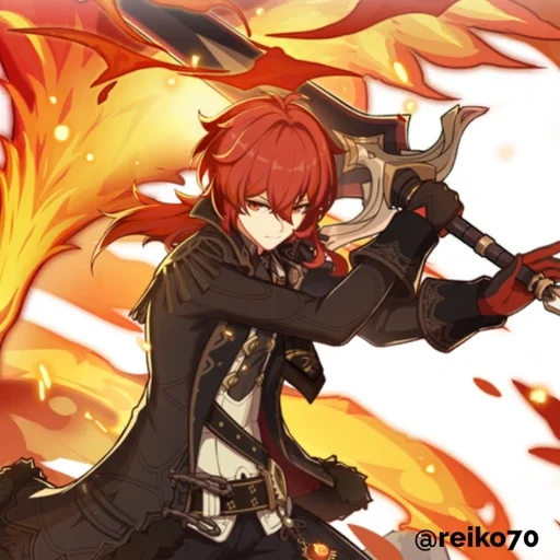 Стикер Дилюк