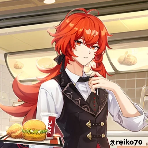 Стикер Дилюк