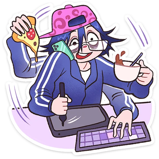 Стикер Дина