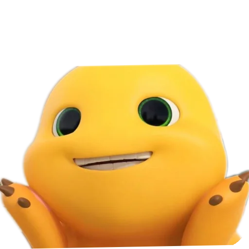 Стикер Dino Kuning Cute