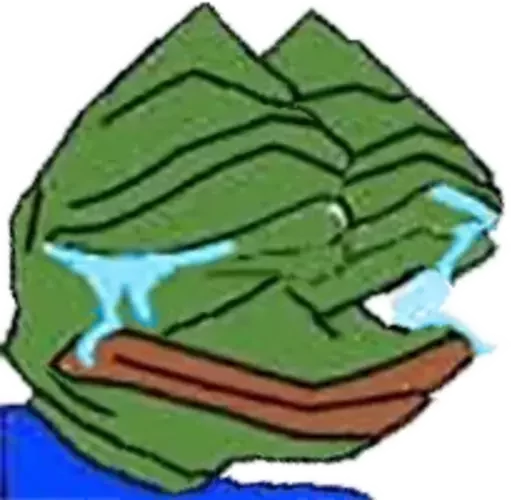 Стикер Distortion Pepe