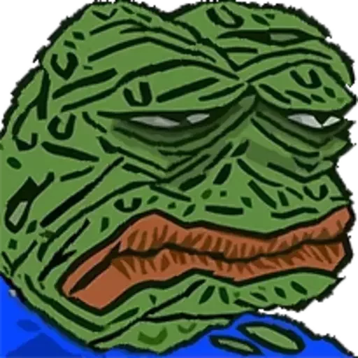 Стикер Distortion Pepe