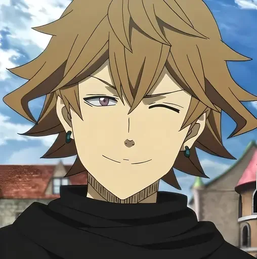 Стикер Черный клевер