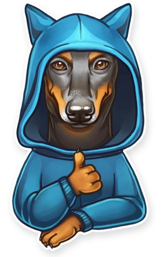 Стикер Dog it