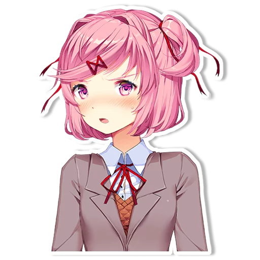 Стикер DDLC Natsuki