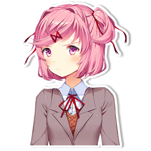 Стикер DDLC Natsuki
