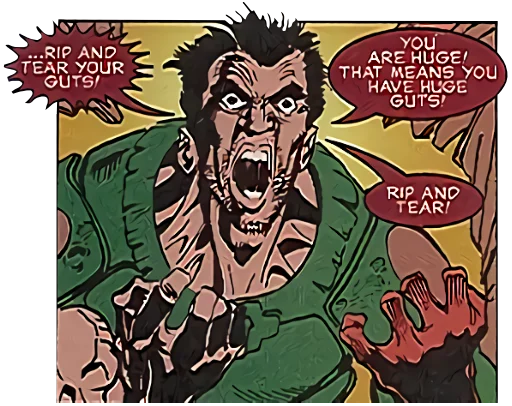 Стикер Doom: Rip & Tear