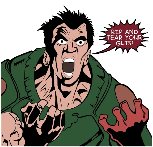 Стикер Doom: Rip & Tear