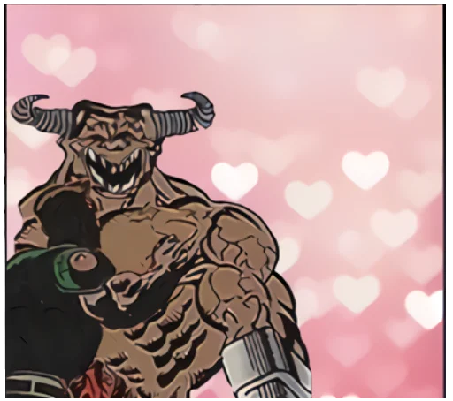 Стикер Doom: Rip & Tear