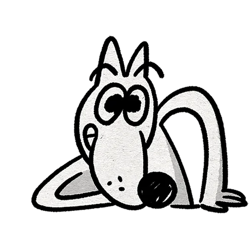 Стикер Пес Без Текста