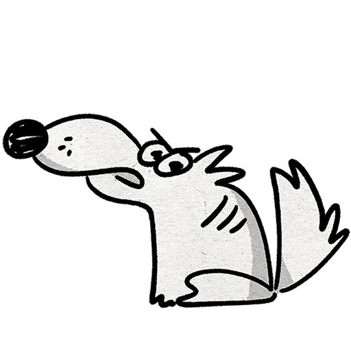 Стикер Пес Без Текста