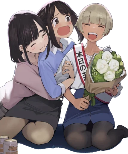 Стикер Ganbare Douki-chan