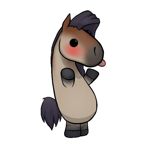 Стикер Draft Horse Plushie