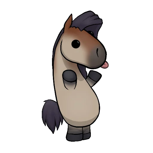 Стикер Draft Horse Plushie