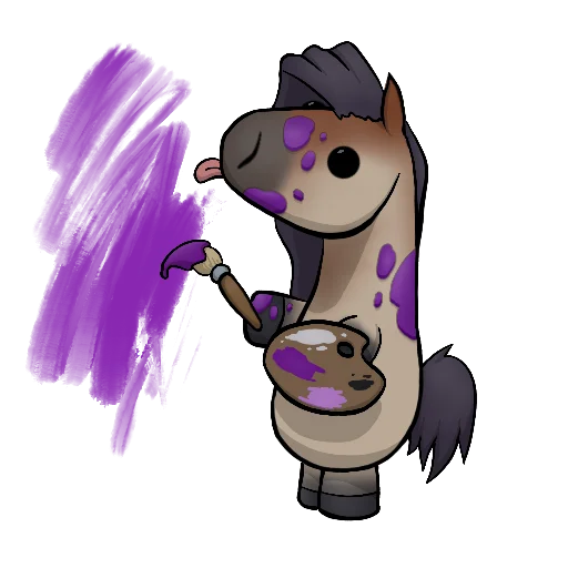 Стикер Draft Horse Plushie