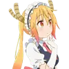 Стикер Maid Dragon