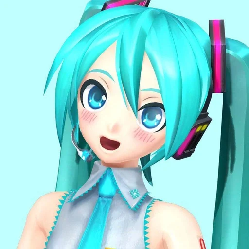 Стикер мику мику