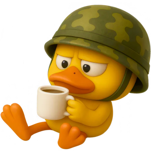 Стикер Военный Дакки