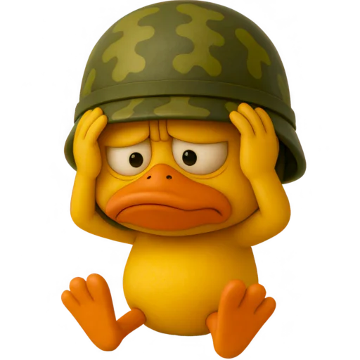 Стикер Военный Дакки