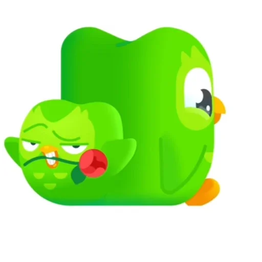 Стикер Duolingo
