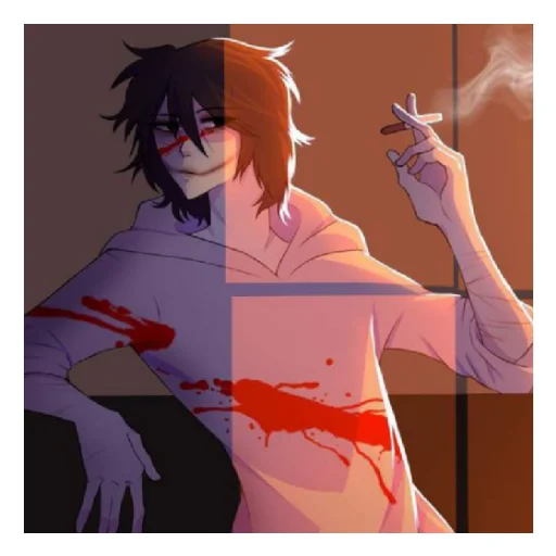 Стикер Джефф убийца