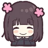 Эмодзи Menhera-chan. Emoji
