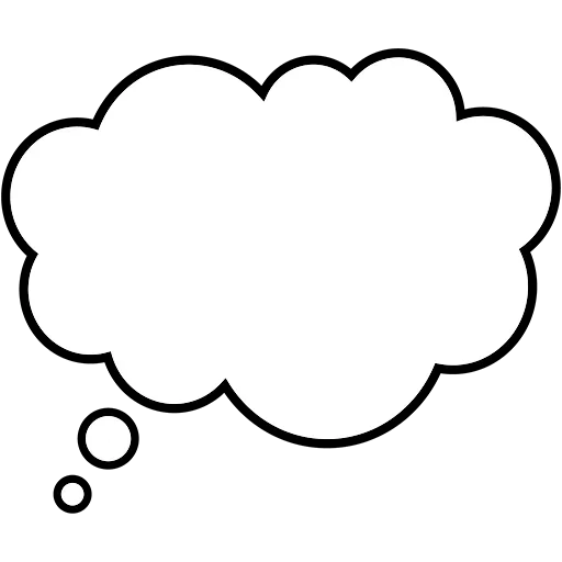 Стикер Текстовые Облака