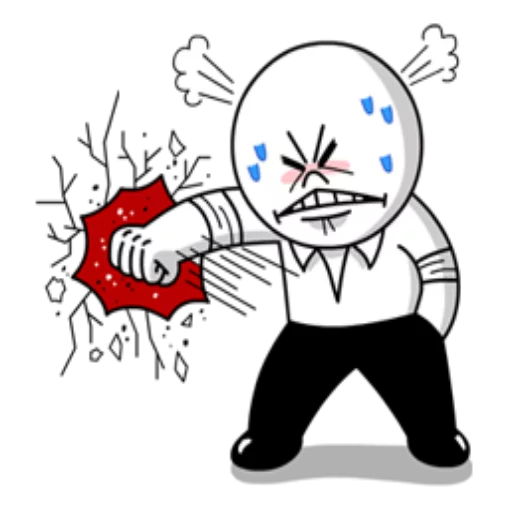 Стикер Edition Mad Angry Line