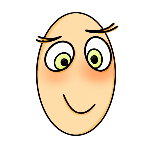 Стикер Яйцо-крыльцо