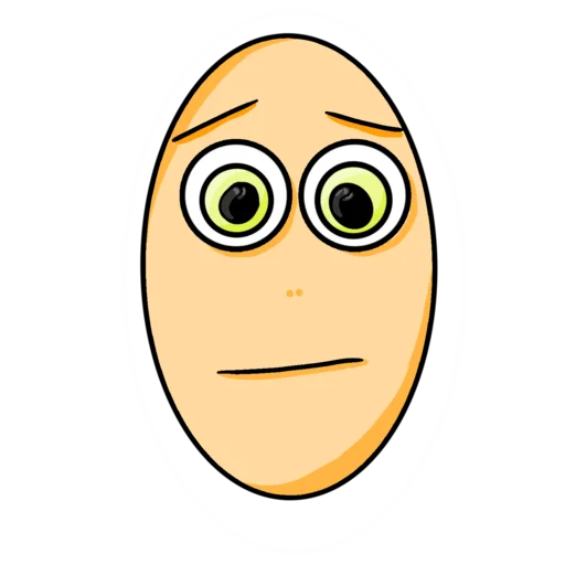 Стикер Яйцо-крыльцо