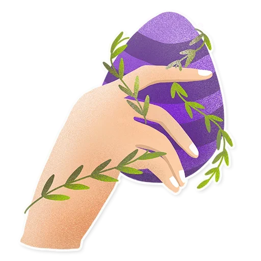 Стикер Яйца на Пасху