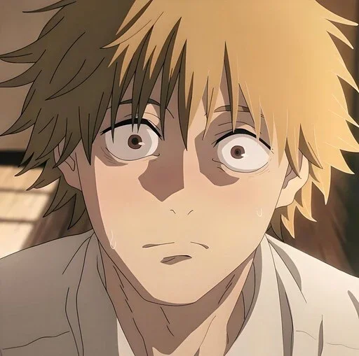 Стикер Человек бензопила