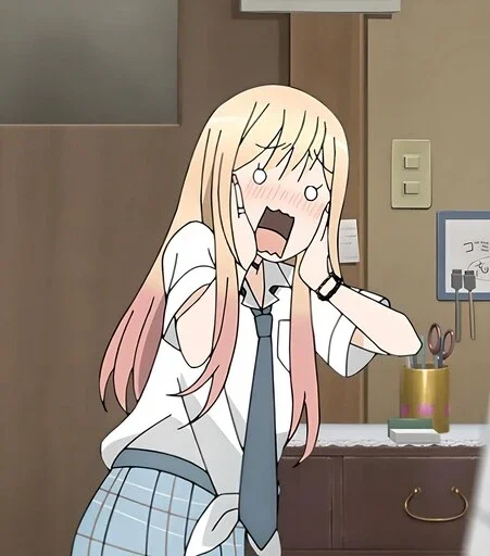 Стикер Эта фарфоровая кукла влюбилась