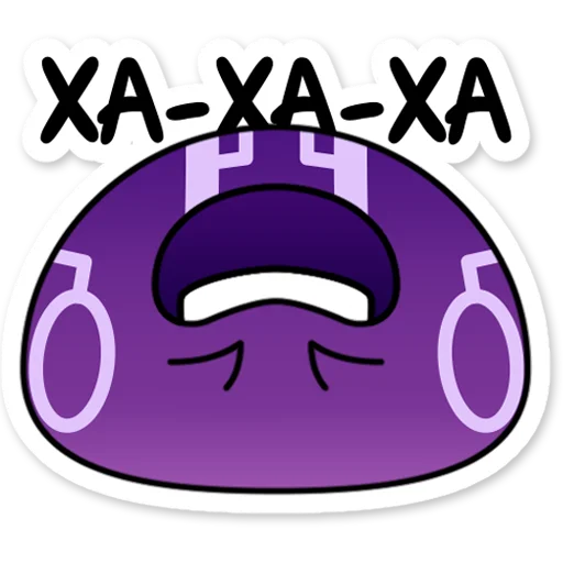 Стикер Электро слайм Genshin Impact