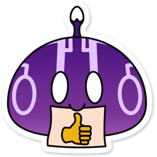 Стикер Электро слайм Genshin Impact