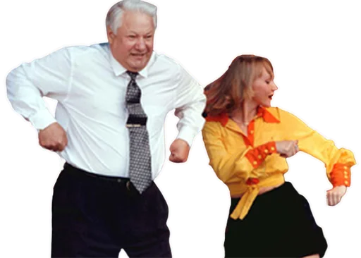 Стикер Ельцин