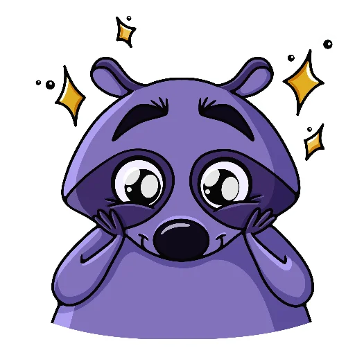 Стикер Енотя