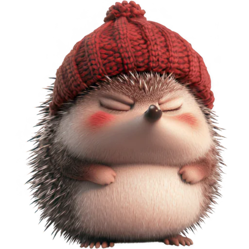 Стикер Милый еж