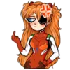 Стикер Evangelion [by roritozokaru]